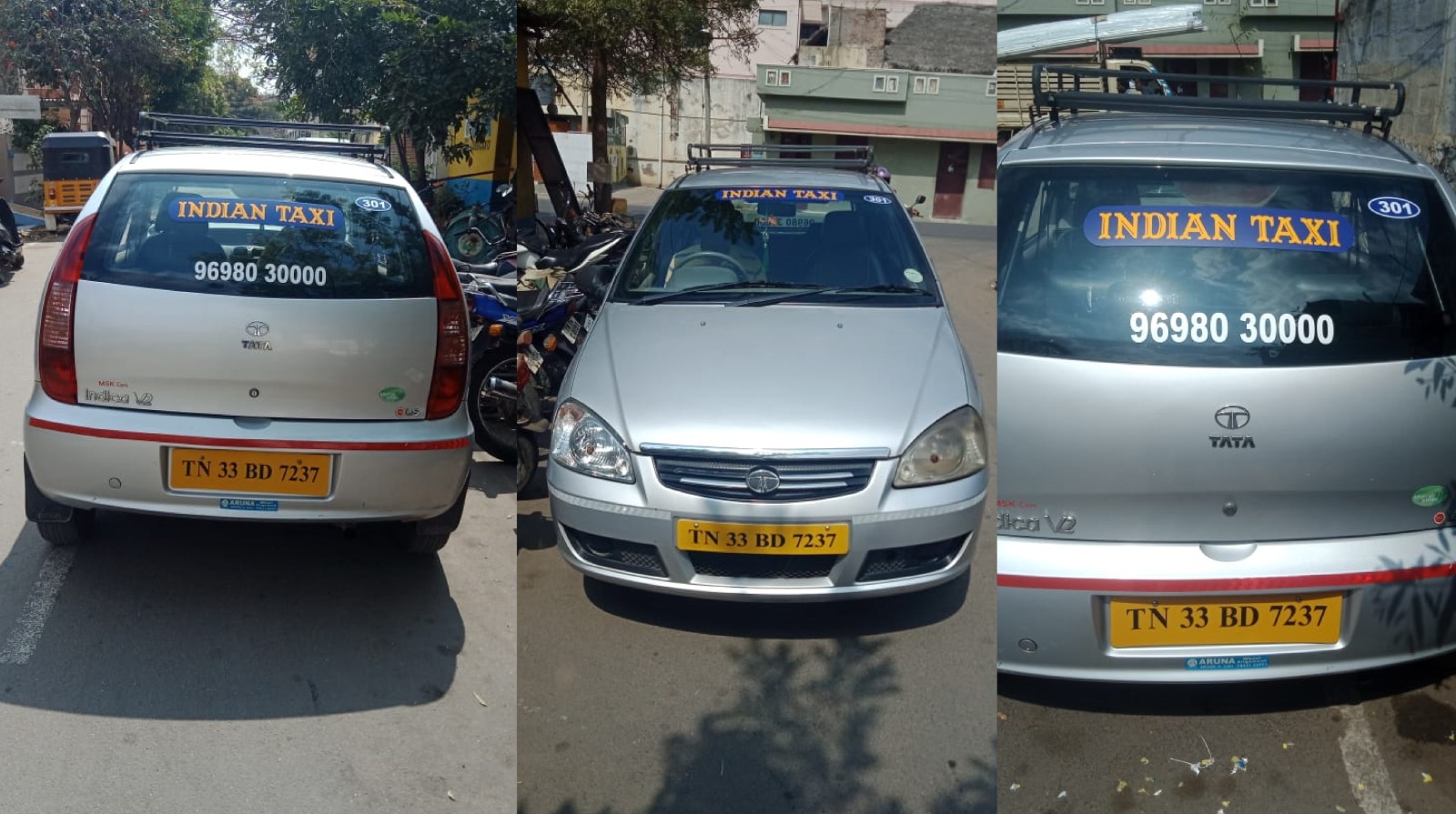 One way Taxi Erode, Round Trip Erode